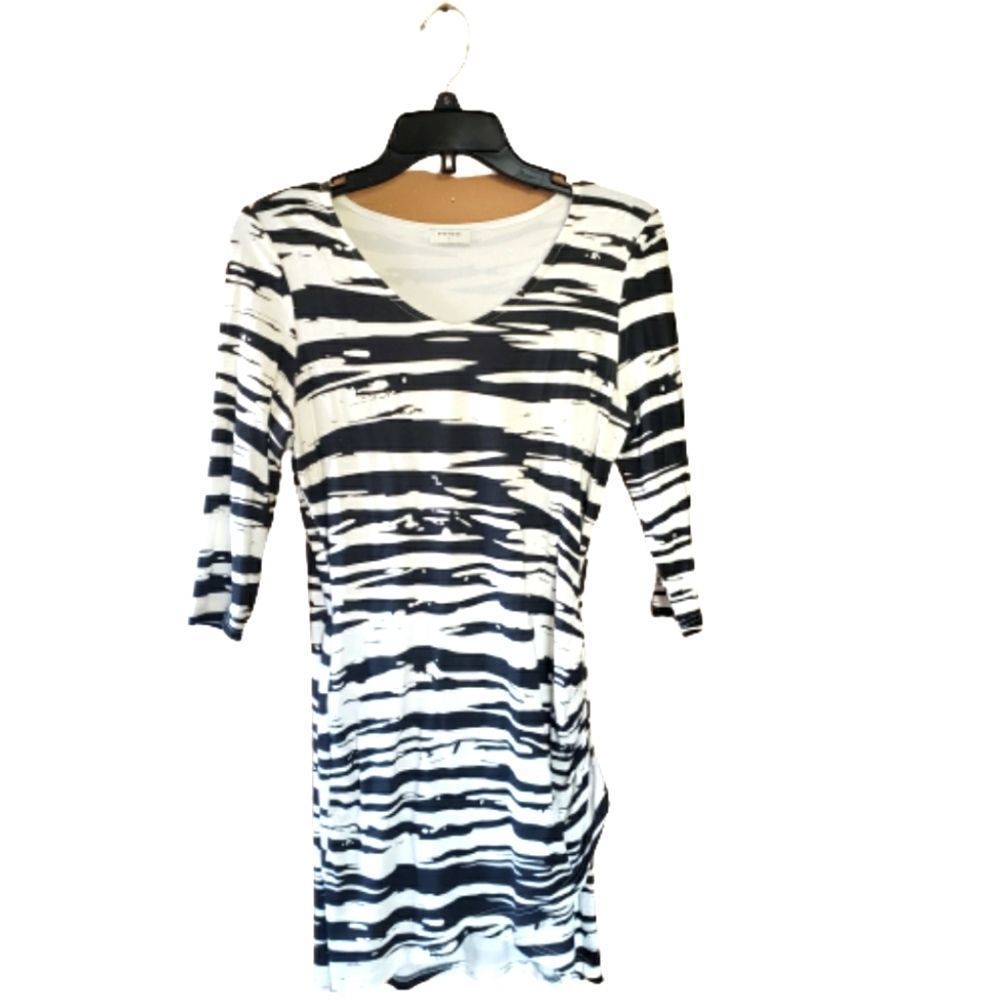 SheinSide Woman's Black and White Dress